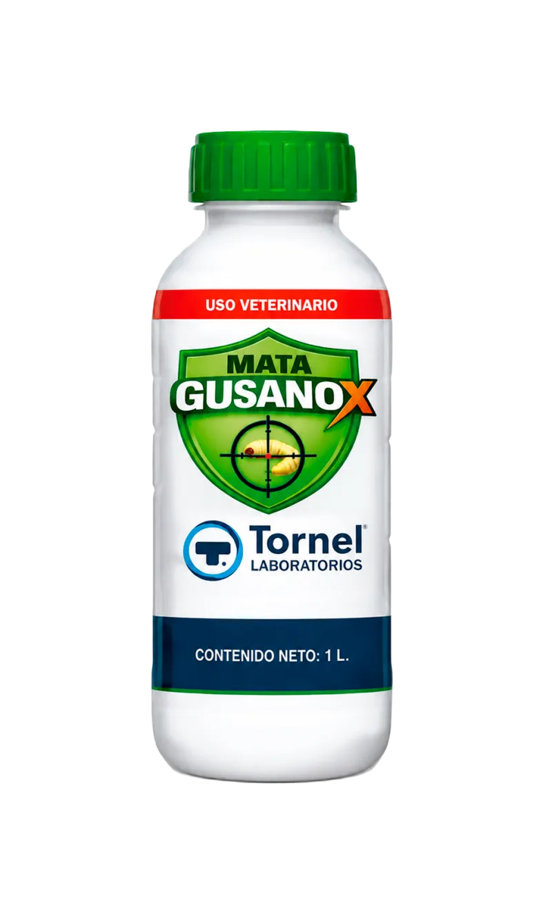 Botella MATAGUSANOX 1 litro, uso veterinario